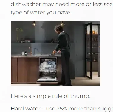How much soap to use in your dishwasher